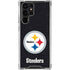 NFL Pittsburgh Steelers Distressed Galaxy S23 Ultra Clear Case