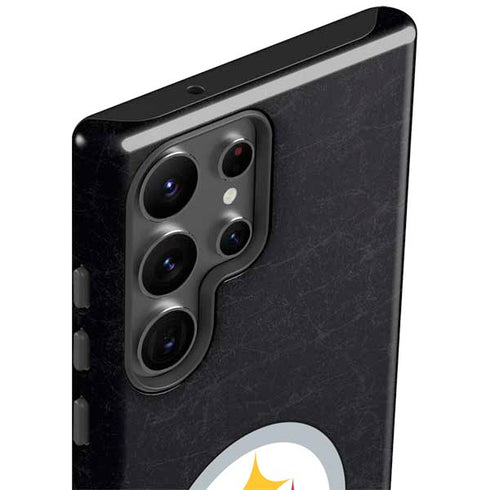 NFL Pittsburgh Steelers Distressed Galaxy S23 Ultra Pro Case