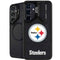 NFL Pittsburgh Steelers Distressed Galaxy S25 Kickstand Case