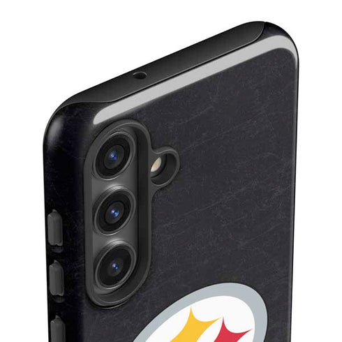 NFL Pittsburgh Steelers Distressed Galaxy S25 Plus Impact Case