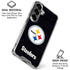 NFL Pittsburgh Steelers Distressed Galaxy S26 Plus Clear Case