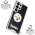 NFL Pittsburgh Steelers Distressed Galaxy S26 Ultra Clear Case