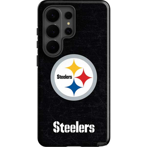 NFL Pittsburgh Steelers Distressed Galaxy S26 Ultra Impact Case