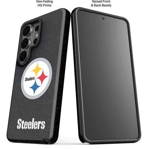 NFL Pittsburgh Steelers Distressed Galaxy S26 Ultra Impact Case