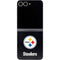 NFL Pittsburgh Steelers Distressed Galaxy Z Flip6 Skin