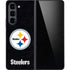 NFL Pittsburgh Steelers Distressed Galaxy Z Fold5 5G Skin