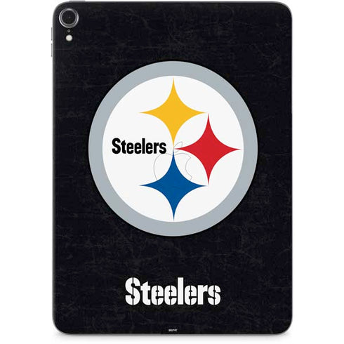 NFL Pittsburgh Steelers Distressed Apple iPad Pro Skin