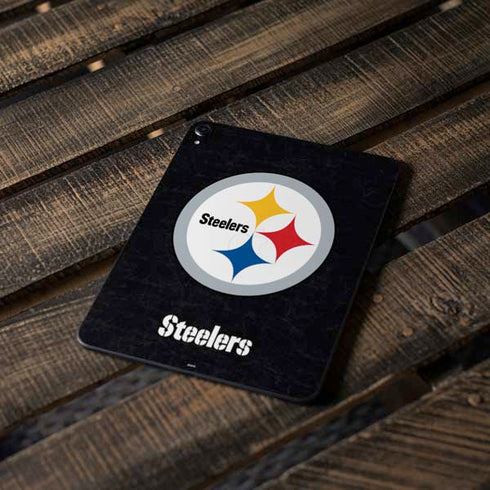 NFL Pittsburgh Steelers Distressed Apple iPad Pro Skin