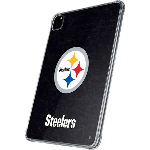 NFL Pittsburgh Steelers Distressed iPad Pro 11in (2024) Clear Case