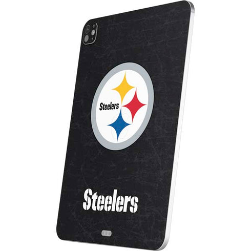 NFL Pittsburgh Steelers Distressed iPad Pro 13in M4 (2024) Skin