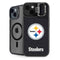 NFL Pittsburgh Steelers Distressed iPhone 14 Kickstand Case