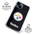 NFL Pittsburgh Steelers Distressed iPhone 15 Clear Case