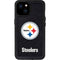 NFL Pittsburgh Steelers Distressed iPhone 15 Plus Waterproof Case
