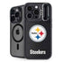 NFL Pittsburgh Steelers Distressed iPhone 15 Pro Max Kickstand Case
