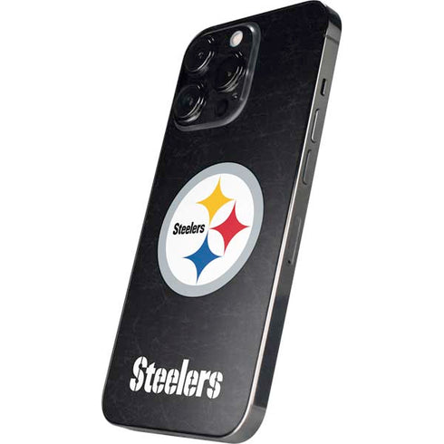 NFL Pittsburgh Steelers Distressed iPhone 15 Pro Max Skin