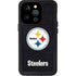NFL Pittsburgh Steelers Distressed iPhone 15 Pro Waterproof Case