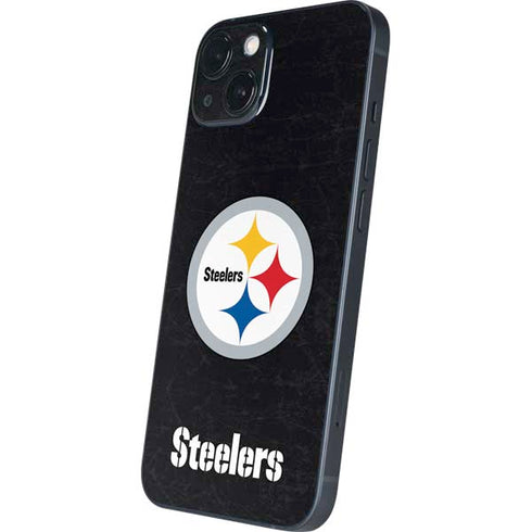 NFL Pittsburgh Steelers Distressed iPhone 15 Skin