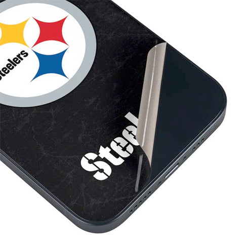 NFL Pittsburgh Steelers Distressed iPhone 15 Skin