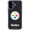 NFL Pittsburgh Steelers Distressed iPhone 16 Clear Case