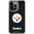 NFL Pittsburgh Steelers Distressed iPhone 16 Pro Max Clear Case