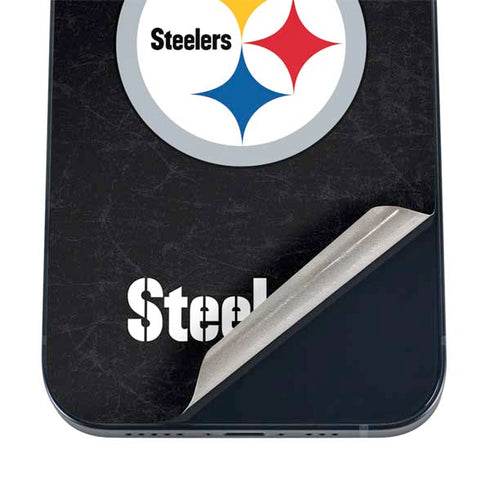NFL Pittsburgh Steelers Distressed iPhone 16 Skin