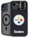 NFL Pittsburgh Steelers Distressed iPhone 16e Kickstand Case