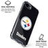 NFL Pittsburgh Steelers Distressed iPhone 16e Clear Case