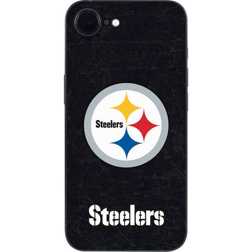 NFL Pittsburgh Steelers Distressed iPhone 16e Skin