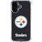 NFL Pittsburgh Steelers Distressed iPhone 17 Clear Case