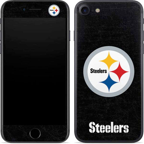 NFL Pittsburgh Steelers Distressed iPhone 8 Skin