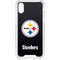 NFL Pittsburgh Steelers Distressed iPhone XS Clear Case