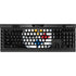 NFL Pittsburgh Steelers Distressed K95 RGB PLATINUM Mechanical Gaming Keyboard Skin