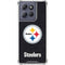 NFL Pittsburgh Steelers Distressed Moto G Play 5G (2025) Clear Case