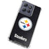 NFL Pittsburgh Steelers Distressed Moto G Stylus 5G (2025) Clear Case