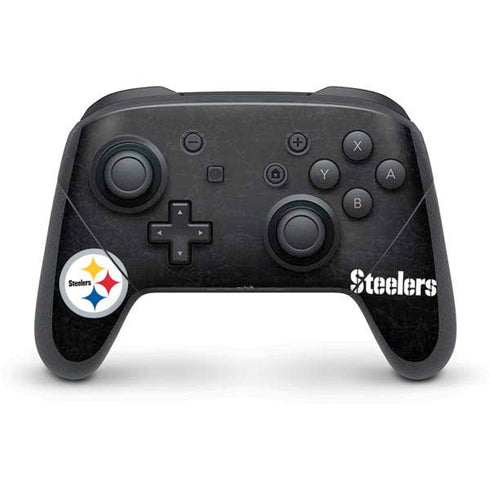 NFL Pittsburgh Steelers Distressed Nintendo Skins
