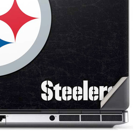 NFL Pittsburgh Steelers Distressed Dell Precision Skin