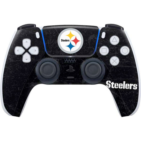NFL Pittsburgh Steelers Distressed PlayStation PS5 Skins