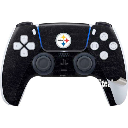 NFL Pittsburgh Steelers Distressed PS5 Pro Bundle Skin