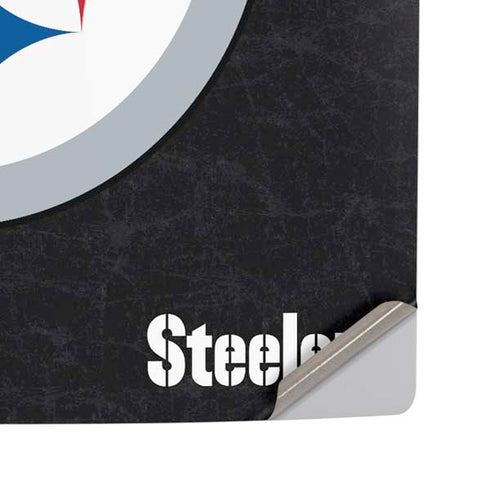 NFL Pittsburgh Steelers Distressed PS5 Pro Disk Console Skin