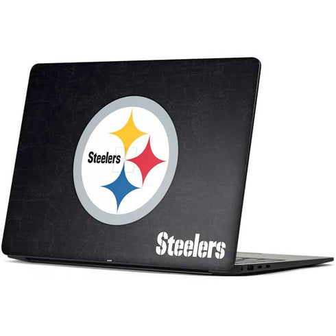 NFL Pittsburgh Steelers Distressed Surface Laptop 7 13.8in Skin