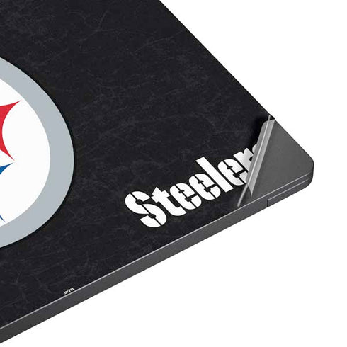 NFL Pittsburgh Steelers Distressed Surface Laptop 7 13.8in Skin