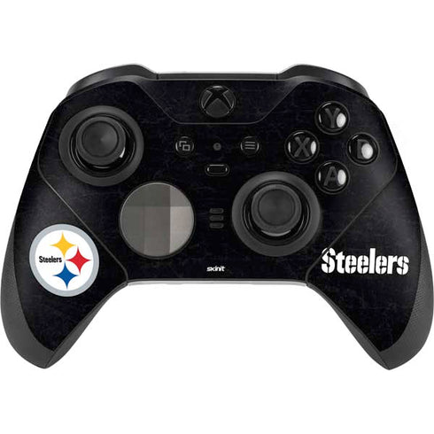 NFL Pittsburgh Steelers Distressed Xbox Elite Wireless Controller Series 2 Skin