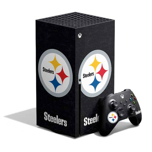 NFL Pittsburgh Steelers Distressed Xbox Series X Skins