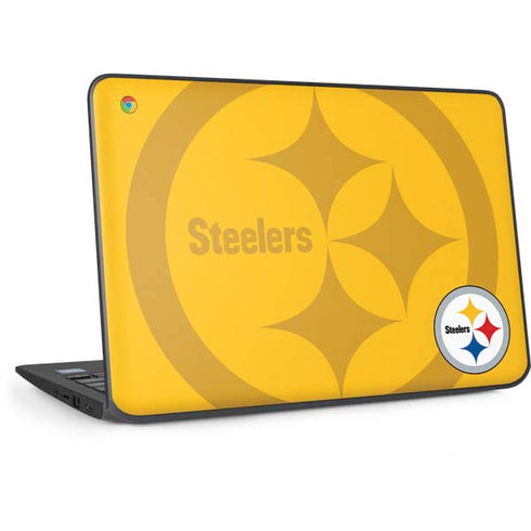 NFL Pittsburgh Steelers Double Vision HP Chromebook Skin