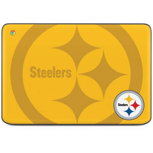 NFL Pittsburgh Steelers Double Vision HP Chromebook Skin