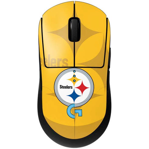 NFL Pittsburgh Steelers Double Vision G Pro Wireless Gaming Mouse Skin