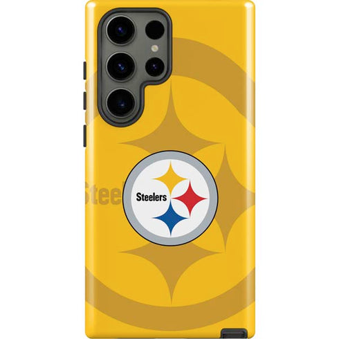 NFL Pittsburgh Steelers Double Vision Galaxy S23 Ultra Pro Case