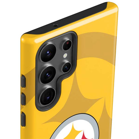 NFL Pittsburgh Steelers Double Vision Galaxy S23 Ultra Pro Case