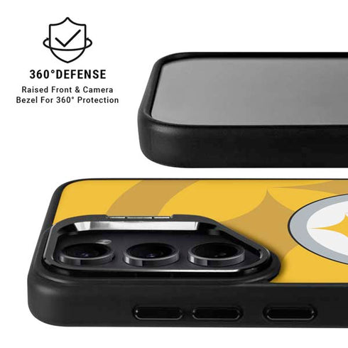 NFL Pittsburgh Steelers Double Vision Galaxy S24 Ultra Kickstand Case