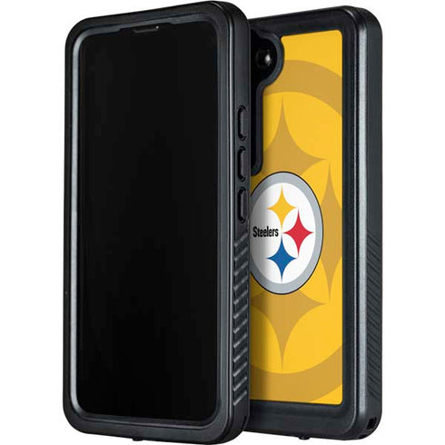 NFL Pittsburgh Steelers Double Vision Galaxy S24 Waterproof Case
